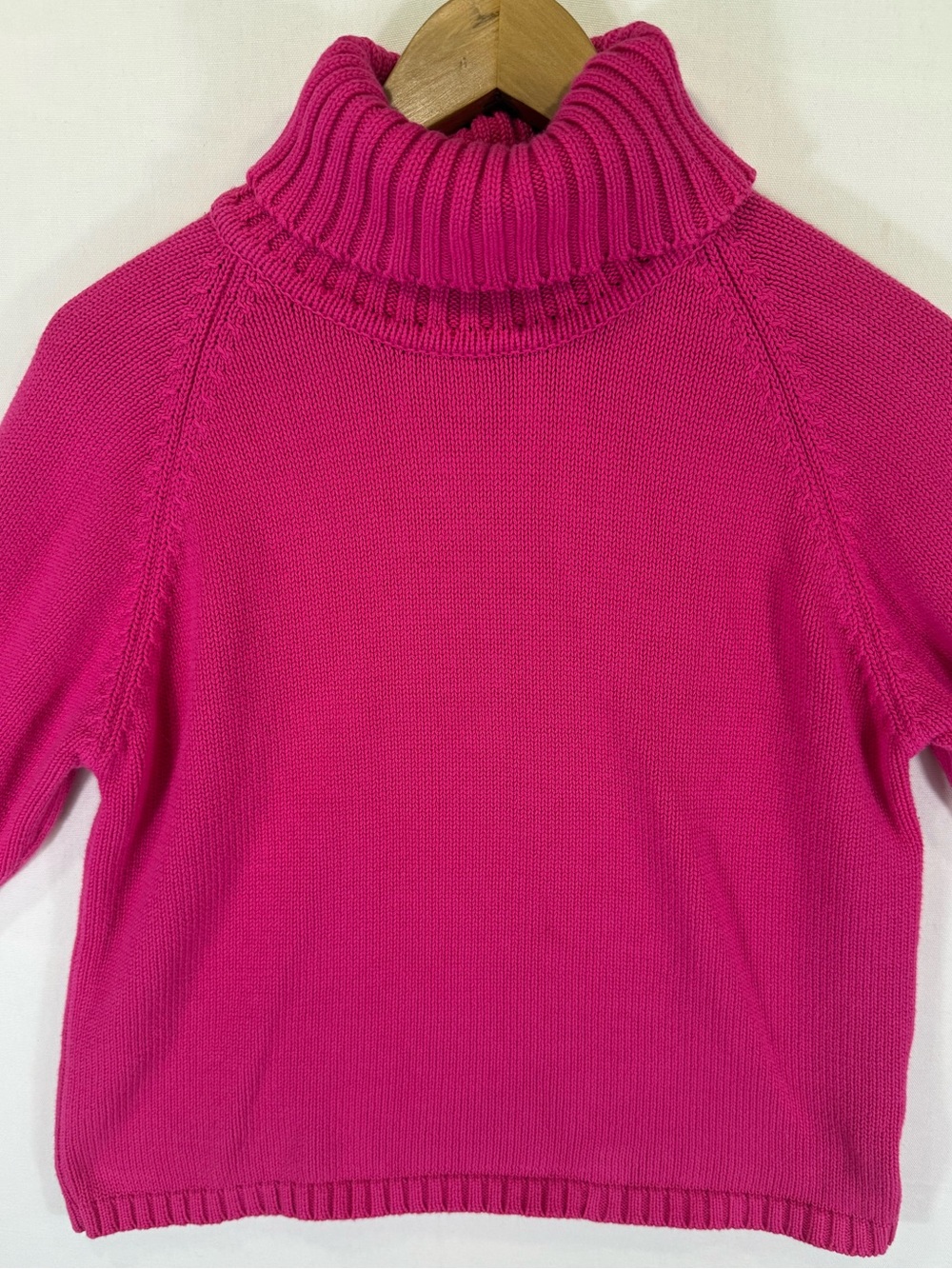 Pierre Cardin Bright Fuchsia Turtleneck Sweater